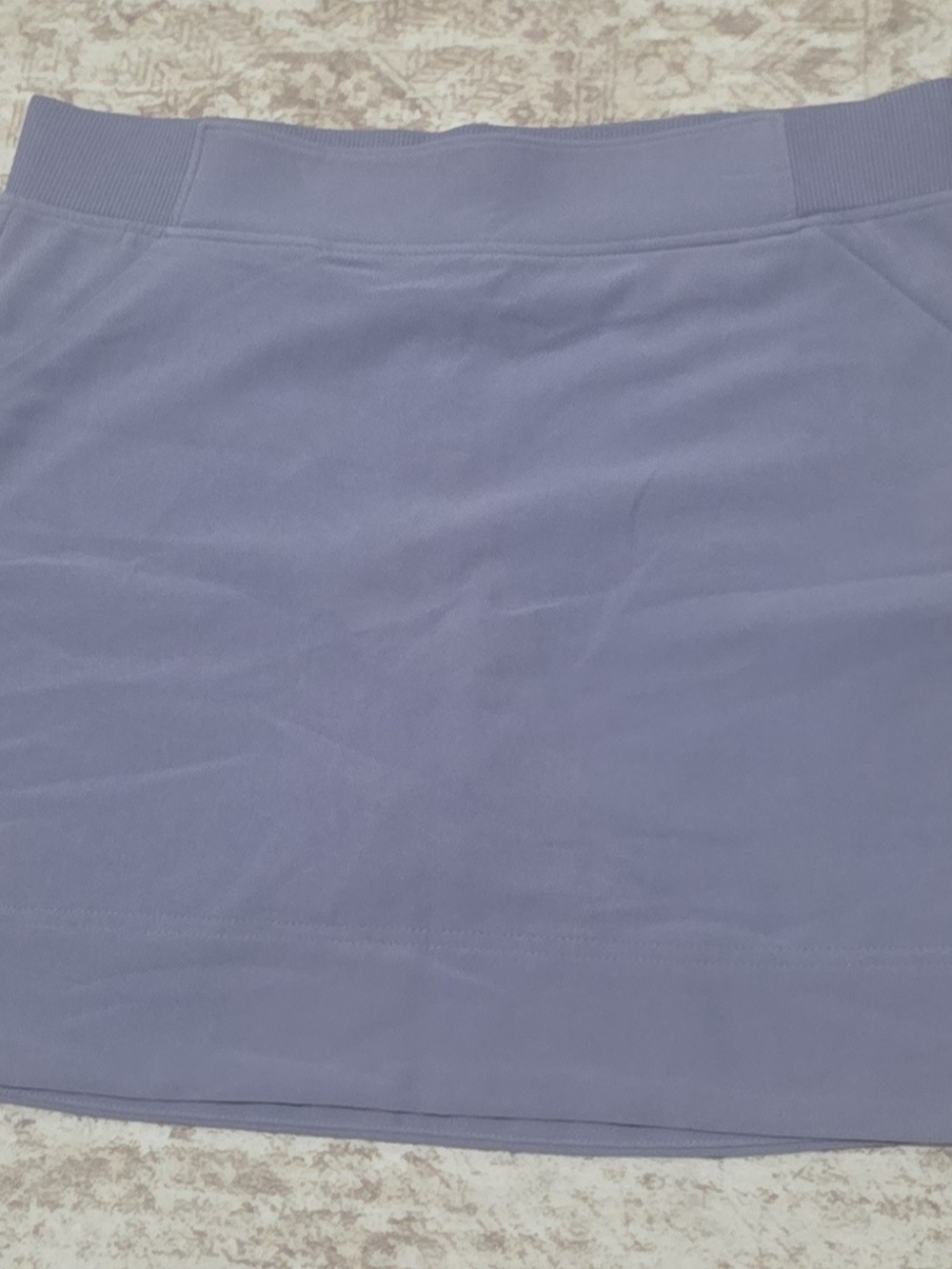 32 Degrees Lavender Stretch Mini Skirt with Ribbed Waistband